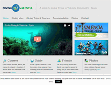 Tablet Screenshot of divingvalencia.com